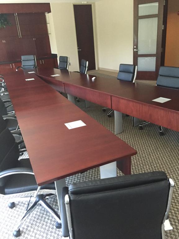 Krug 6 Foot Used Wood Veneer Conference Table, Maple - National Office  Interiors and Liquidators