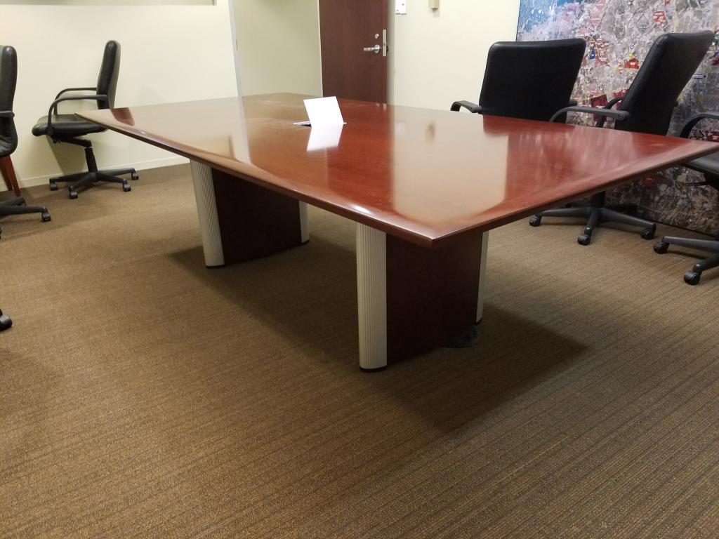 Used Office Conference Tables Neinkamper Vox Veneer 4x8