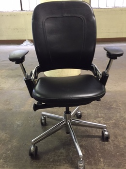 coach leather office chair