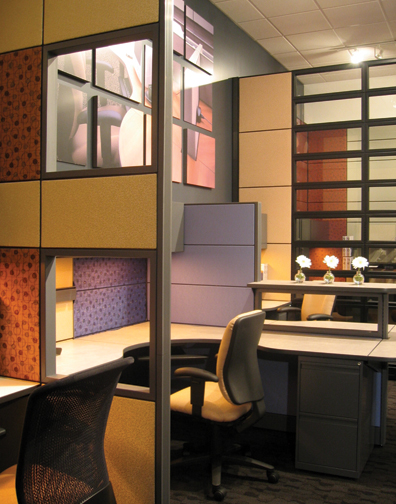 New Office Cubicles : Global Evolve Workstations at Furniture Finders