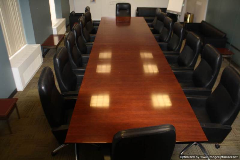 Used Office Conference Tables 20 foot cherry rectangular conference