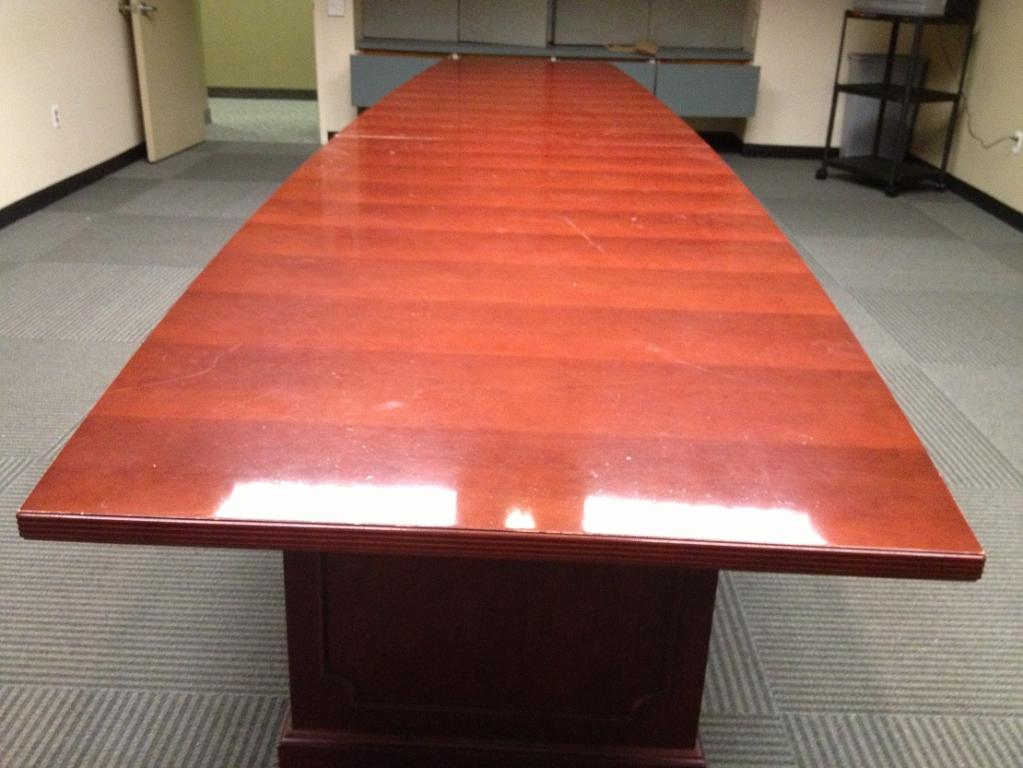 Used Office Conference Tables : 14' TABLE BY GUNLOCKE at ...