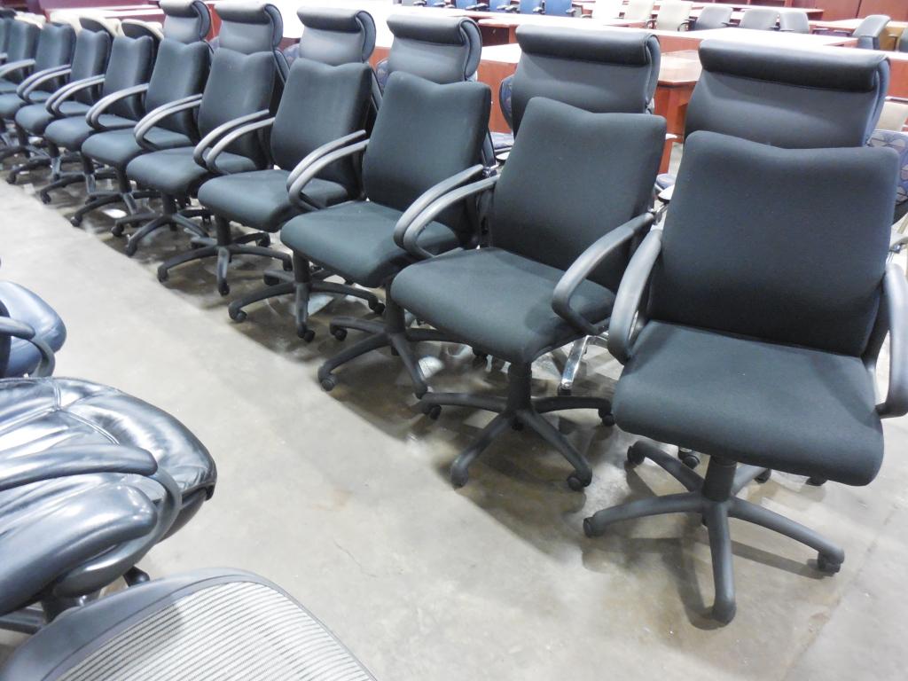 Used Office Chairs : Stylex black chairs at Furniture Finders