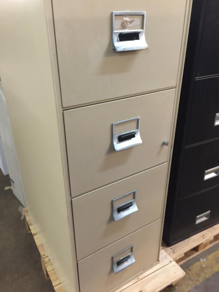 Used Office File 4 DRAWER LEGAL SIZE FIREPROOF FILE