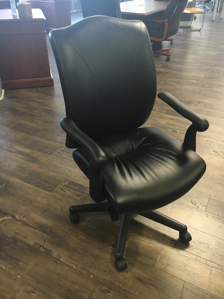 Used Office Chairs : HBF Leather Executive Chair at ...