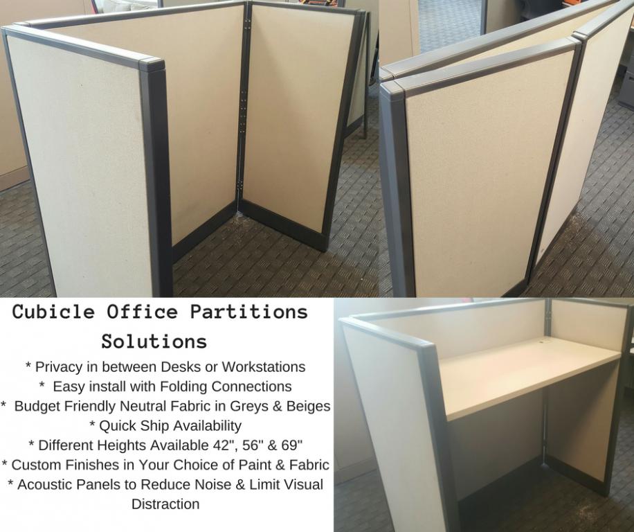 Used Office Parts and Accessories : Cubicle Office Partitions or