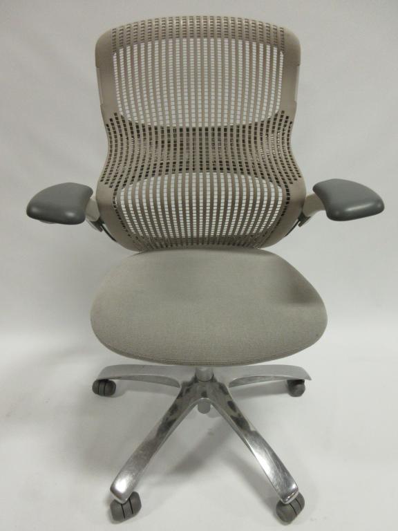 Used Office Chairs Knoll Generation Ergonomic Chair in Gray at