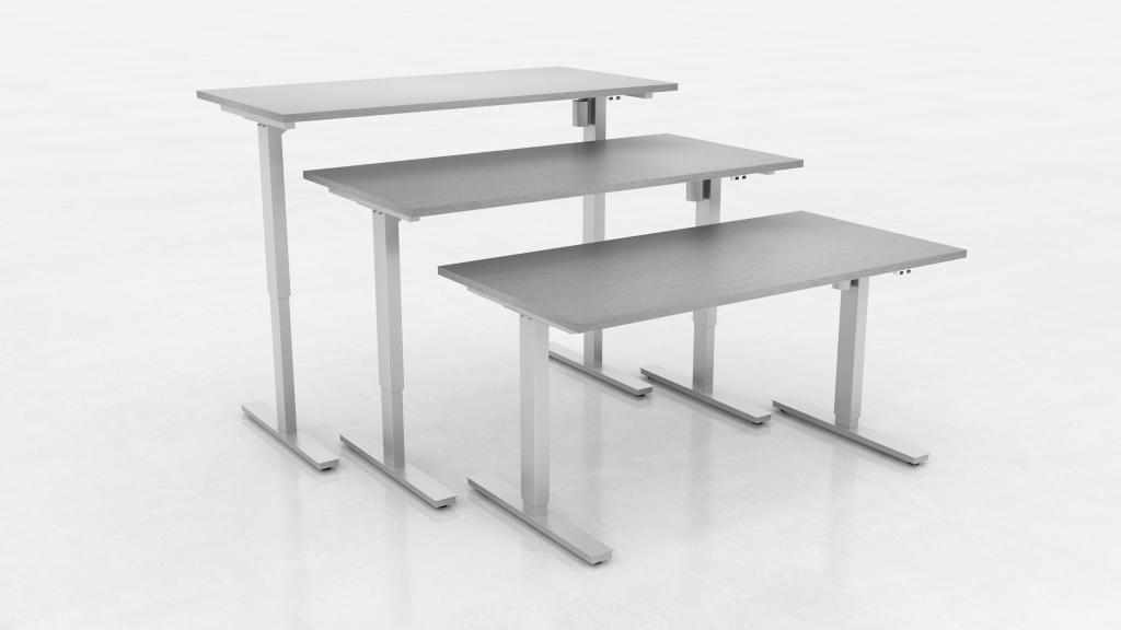 New Office Desks : IOF Height Adjustable Desk at Furniture ...