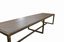 Long, Narrow, Rustic Conference Table