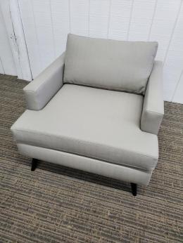 BenchMade Modern Gray Lounge Chair
