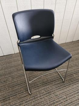 Hon Plastic Cafe Chair - Navy Blue