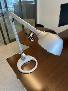 Silver Desk Lamp