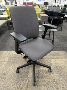 Steelcase Amia Task Chair (Dark Grey/Black)
