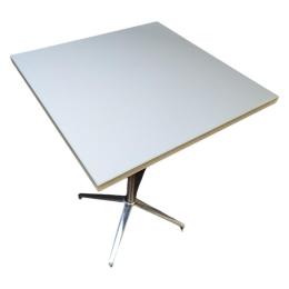 Square Bar Height Table w/ Chrome - 300309