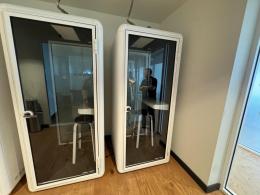 Poppin Pod for 1 White & Glass Phone Booth