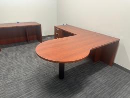 L Shape Desk by Indiana Office Furniture