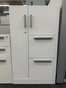 Allsteel White Wardrobe Tower