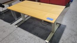 4 Ft Oak Sit-Stand Desk