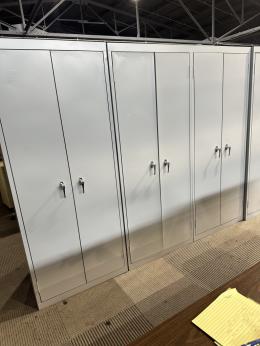 Storage Cabinet   in Gray Metal