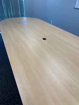 14' Conference Table   in Maple Laminate