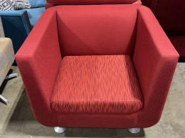 Arcadia Hush Lounge Chair - Red